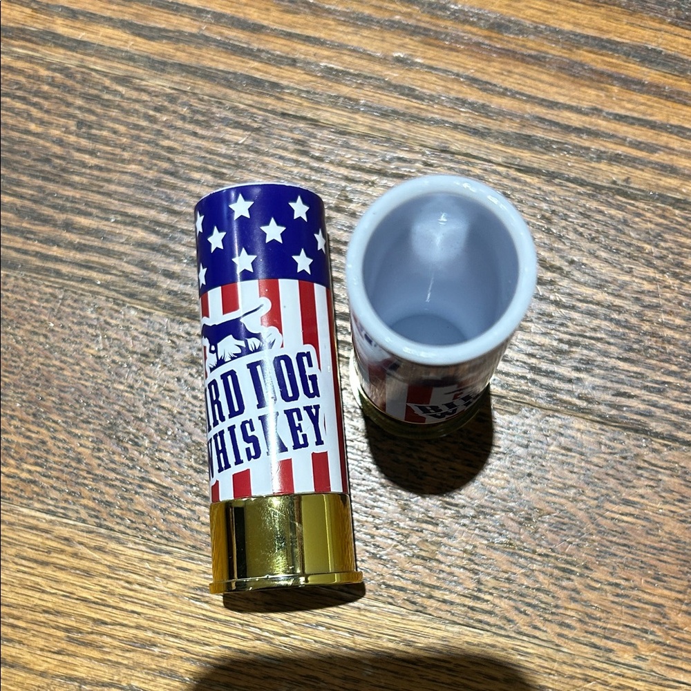 New Bird Dog Whiskey Patriotic Shot Glass